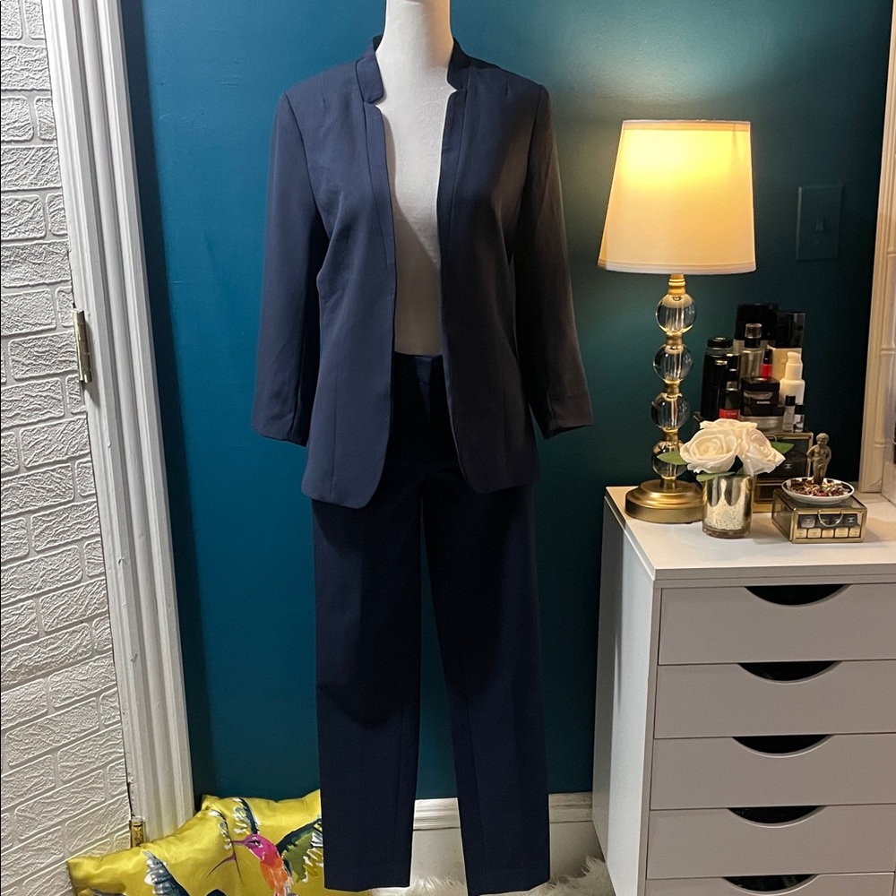 H&M Navy Blue Women's Suit Set
